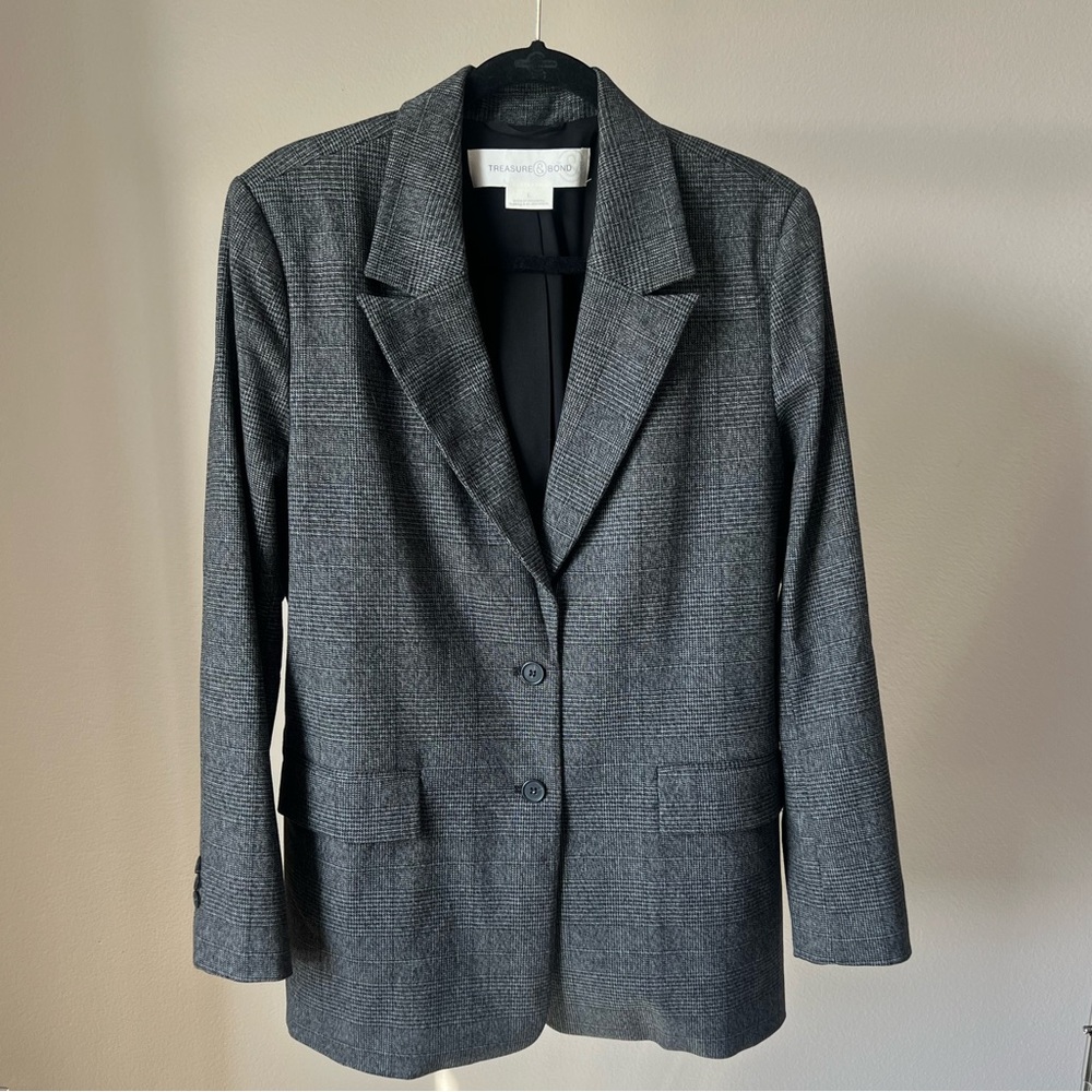 Treasure & Bond Charcoal Blazer
